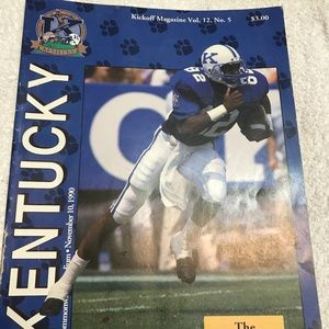 UK Wildcats Vanderbilt Football program,  1990